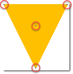 Connection points show up as grey dots